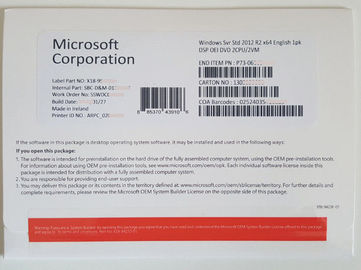 Geschlechtskrankheit R2, Schlüssel Englisch-Windows Server-2012 Windows-2012 Soem-R2 mit lebenslanger Garantie