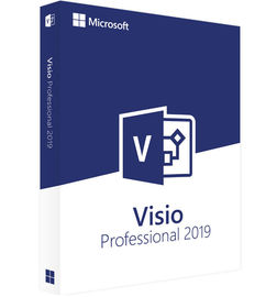 Lebenszeit-Lizenz Microsoft Visio Pro-2019, Frau Visio Professional 2019 volles Versio