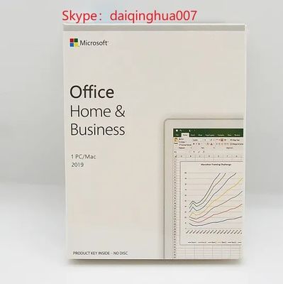 Software Microsoft Office Home And Business 2019 Lizenzschlüssel aktivierte Online-Einzelhandelsbox