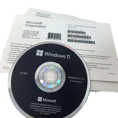 Windows 11 Pro DVD Pack 100% funktioniert mit mehrsprachiger Unterstützung