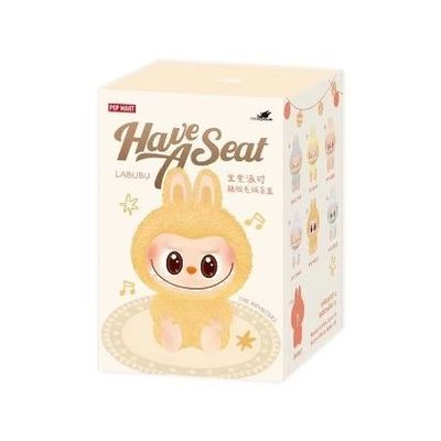 Original Authentische Popmart Labubu Monster Spannende Macaron Sitz Blind Box Figur Plush Puppe Süßes Spielzeug Mysteriöse Boxen