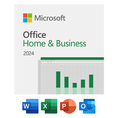 Office Home and Business 2024 Office HB 2021 Medienlose Box Vollpaket Bindungsschlüssel Einzelhandelskasse