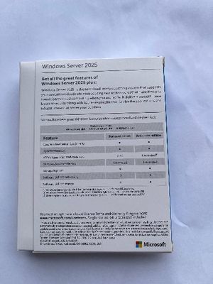 Win Server 2025 Standard USB Box Pack Win Server 2025 Std Einzelhandelsschlüssel