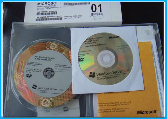 25 Server 2008 CALS Microsoft Windows 64 englische Version des Bit-DVD für Computer/Notizbuch